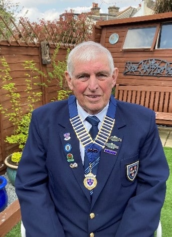 Keith Woods, President of Wallington Bowling Club and Men's Captain